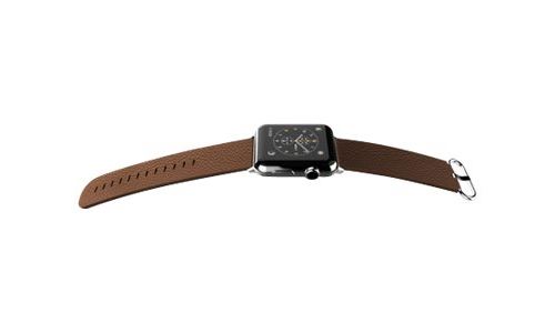 X-Doria Lux - Horlogebandje voor smart watch - bruin - voor Apple Watch (38 mm)