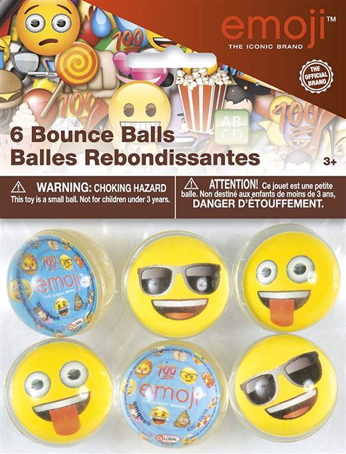 Generique - 6 Balles rebondissantes Emoji