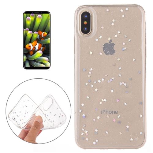 Iphone X / Xs Coque Protection Tpu Effet Brillant Transparent Als81678