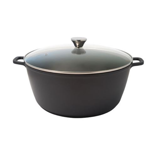 Mijoteuse Haute + Couvercle Verre - 13,4 Lt O 36 Cm
