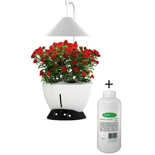 Jardinice - Jardinière avec lampe led intégrée Le potager avec engrais liquide + engrais 1000 ml