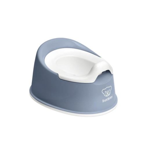 BABYBJORN Pot Smart, Bleu profond/Blanc