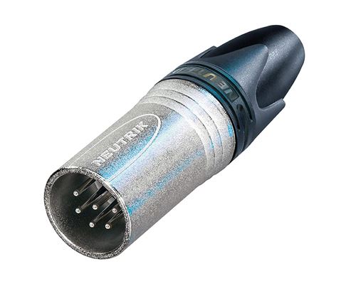 XLR mâle droit Neutrik NC6MXX Nombre de pôles: 6 argent 1 pc(s)