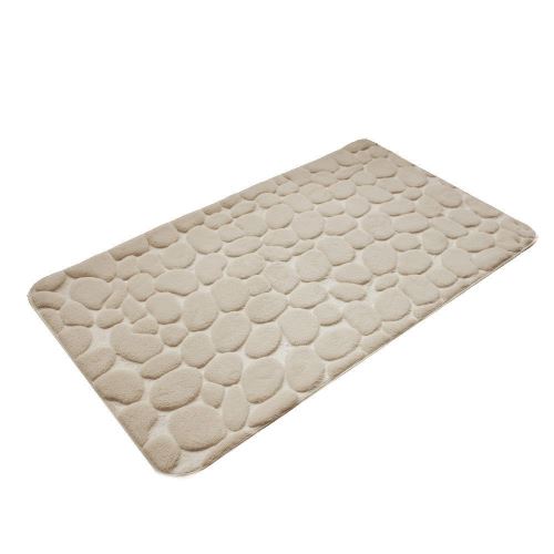 Soldela® Tapis Relief Antidérapant - Mousse à Mémoire de Forme - Motif Galets