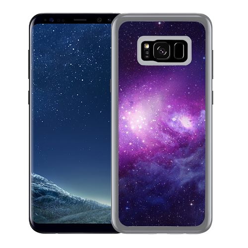 Coque pour Samsung Galaxy S8 galaxie violet