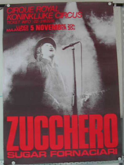 Zucchero - 67x94 cm - AFFICHE / POSTER