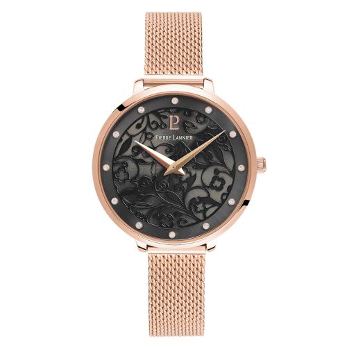 Montre PIERRE LANNIER en Maille milanaise Rose - 039L938