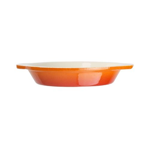 Plat à gratin rond orange vogue 400ml