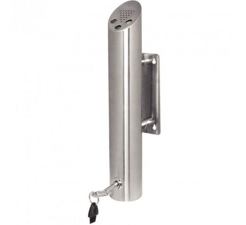 Cendrier Mural Cylindrique - Bolero - - Inox1.7 x460mm