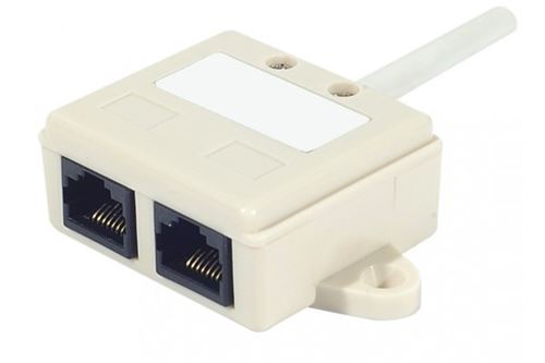 Adaptateur Doubleur Rj45 Male Vers 2 X Femelle 0 15m Reseau Telephonie Adaptateur Et Convertisseur Achat Prix Fnac