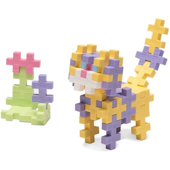 Plus-Plus 52128 Pastel Mini – 480 Pezzi 3-in-1, Mattoncini Color Pastello, Gioco Di Costruzione Educativo, Made In Danimarca, Per Bambini Dai 3 Anni - 2