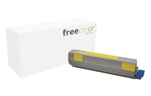 Freecolor c831y-frc cartouche 10000pages jaune cartouche toner et laser