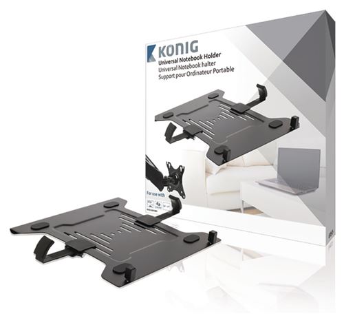 König KNM-MMNBH Support Ordinateur Portable Noir