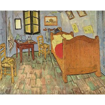 Vincent Van Gogh Poster Reproduction La Chambre A Coucher A Arles 1889 40x50 Cm Poster Affiche Enroule Top Prix Fnac