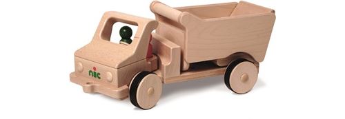 nic houten speelgoed Grundmodell lang mit Kippmulde