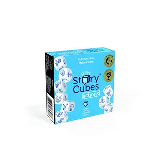 Jeu de pions Rory's Story Cubes 02 Actions Bleu Asmodée