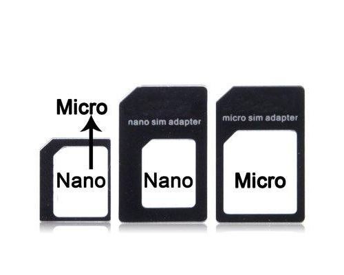 Accessoire pour téléphone mobile GENERIQUE Kit 3 en 1 adaptateur carte sim  nano, micro