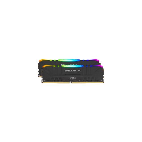 Ballistix Black - 2 X 8 Go - DDR4 3600 Mhz - RGB - Noir