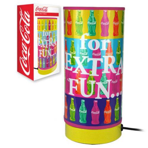 Petite lampe tube Coca-cola multicolore