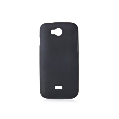 Coque rigide noire toucher gomme pour Wiko Iggy