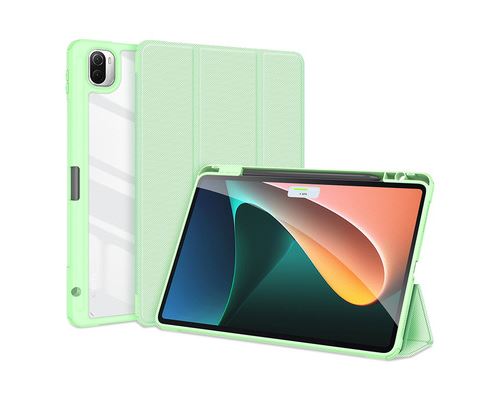Coque pour Xiaomi Pad 5/Mi Pad 5 Pro Etui HAOBUY avec Porte-Stylo - 11 pouces Vert