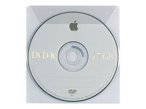 Favorit - Enveloppe CD/DVD - capacité : 1 CD/DVD - transparent (pack de 25)