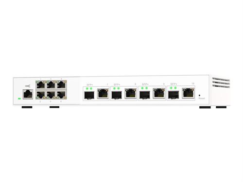 QNAP QSW-M2106-4C - Commutateur - Géré - 6 x 2.5GBase-T + 4 x combo 10 Gigabit SFP+/RJ-45 - de bureau
