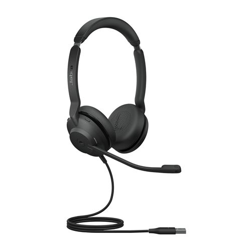 Casque usb filaire Jabra Evolve2 30 MS st&eacute;r&eacute;o - noir