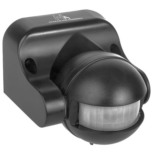 Non Communiqué Gris Détecteur De Mouvement Maclean Infrarouge Pir Ip44 Portée 12M Charge Max 800/1200W Mce358 Gr