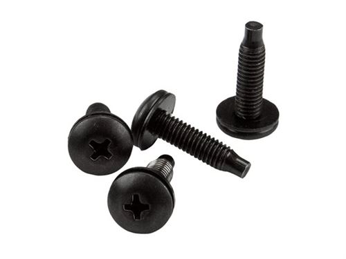 StarTech.com Vis 10-32 pour rack serveur - Vis 10-32 - Vis de montage pour armoire - Matériel de fixation - Paquet de 50 - Kit de vis pour rack (pack de 50 pièces)