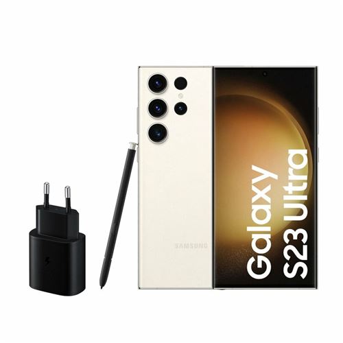 Smartphone Samsung Galaxy S23 Ultra Blanc 6,8 Crème 256 GB Octa Core État correct -  reconditionné disponible sur Fnac