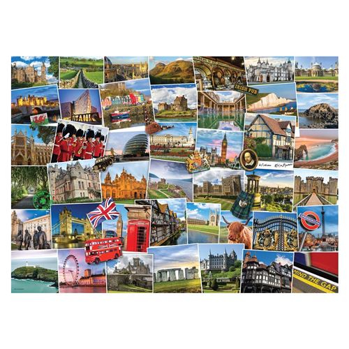 Puzzle Eurographics - Globetrotter Royaume-Uni, 1000 pièces