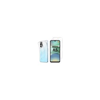 Pack Protection écran Xiaomi Redmi 6A - 2 Films Verre Trempé + Coque - Neuf