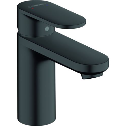 Hansgrohe Vernis Blend Single lever basin mixer 100 with pop-up waste set - Matt Black - 71551670