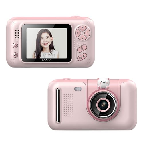 Appareil Photo Enfant HD  1080P 2.4 Pouces Carte mémoire 32G - Rose