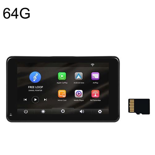Autoradio 7 Pouces HD Avec CarPlay Android Auto Bluetooth Et Mémoire 64G YONIS