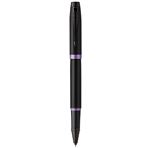 Parker IM Vibrant Rings Noir Violet Roller F