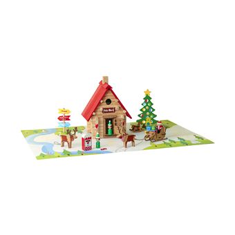 Le chalet de Noël 90 pcs Jeujura - 1