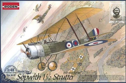 Sopwith 11/2 Strutter Two-Seat Fighter - 1:48E - Roden