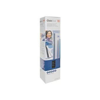 GBC ClickBind Bindrug – 16 Mm, 145 Vellen, A4, Wit (50 Stuks)