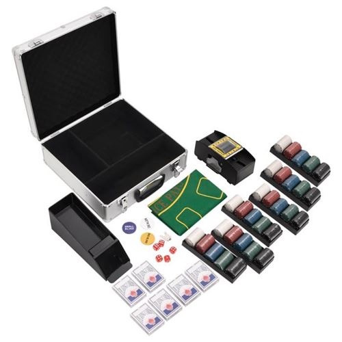 Non Communiqué Multicolore Vidaxl Jeu De Jetons De Poker 600 Pcs 4 G, Ensemble De Jeu De Poker, Jeu De Poker,, Jeu De Jetons, Jeu De Blackjack 80413