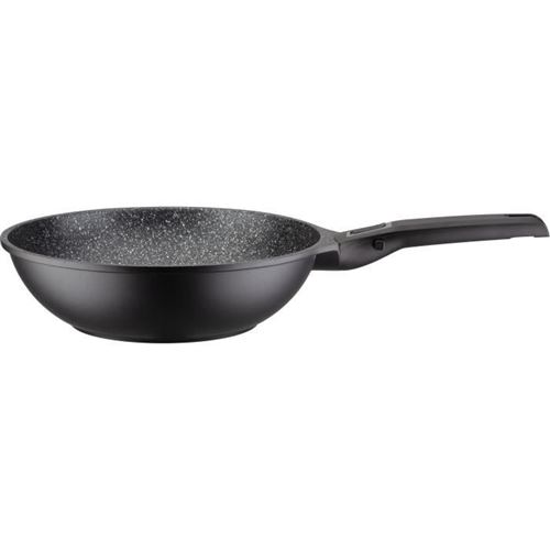 GSW Wok "Easy Click" Aluminiumguss 1 Stk. tlg. abnehmbarer Griff, Ø 28 cm, Induktion