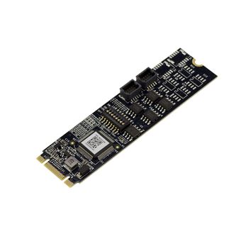 KALEA-INFORMATIQUE Tarjeta Controladora M.2 A 4 Puertos COM RS232 DB9 – Chipset ASIX AX99100, PCIe, Para Portátil