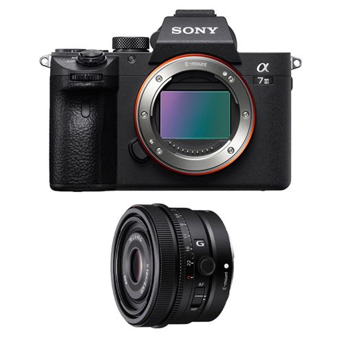 Appareil photo Mirrorless Sony Alpha 7 III 24MP Full-Frame 40mm WiFi - Image 3