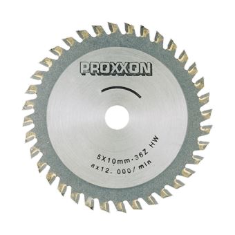 Proxxon 80mm Carbide Tipped Saw Blade – 36 Teeth, 3-9/64 Inch, For Balsa, Plywood, Plastics & Aluminum - View #11