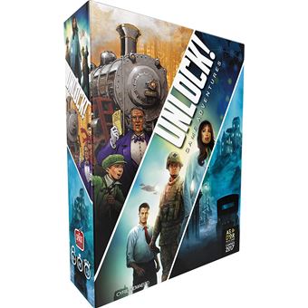 Unlock! Legendary Adventures - Escape Game Coopératif - 3 Nouvelles Aventures - Dès 10 Ans - Version Française