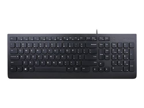 Lenovo Noir Essential Wired Keyboard - Image 3