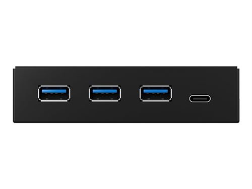 ICY BOX IB-HUB1418-i3 - Concentrateur (hub) - 3 x SuperSpeed USB 3.0 + 1 x USB-C - Module enfichable