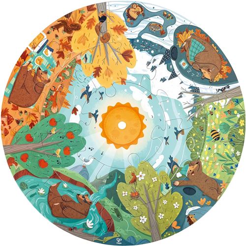 Non Communiqué Puzzle Circulaire 4 Saisons