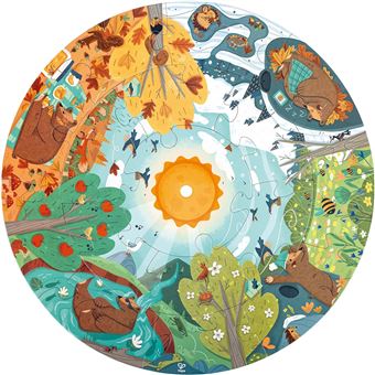 Puzzle circulaire 4 saisons - 1
